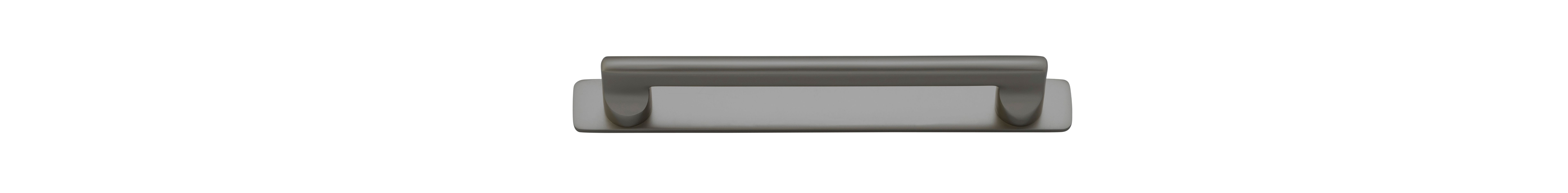 17221B - Baltimore Cabinet Pull with Backplate - CTC160mm - Graphite PVD