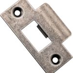 20497 - Metal Door Tube Latch Striker - Distressed Nickel