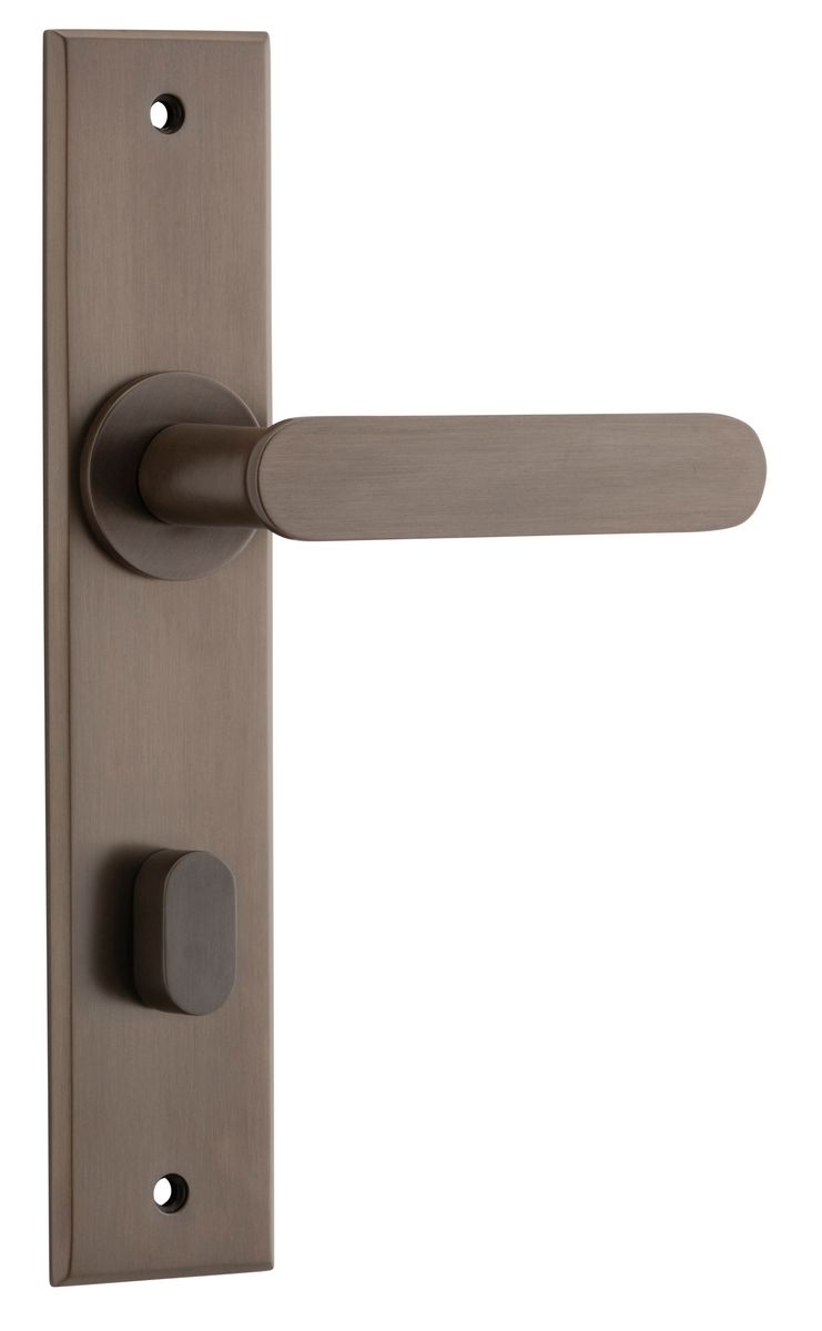 10784P85 - Bronte Lever - Chamfered Backplate - Signature Brass - Privacy