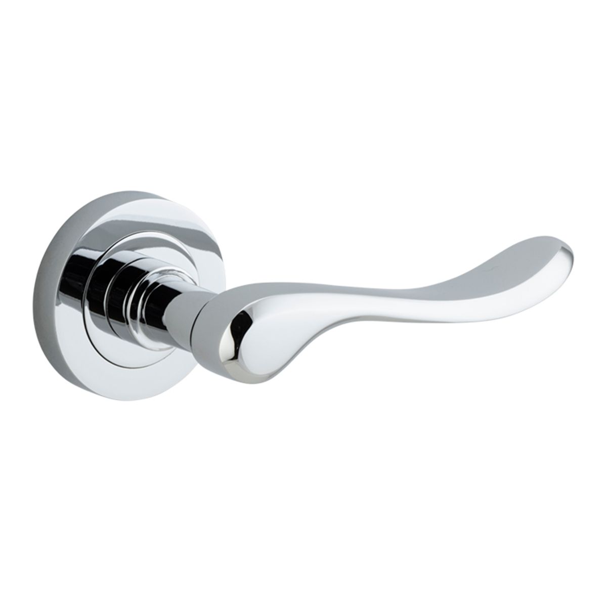20794 - Stirling Lever - Round Rose - Polished Chrome - Passage