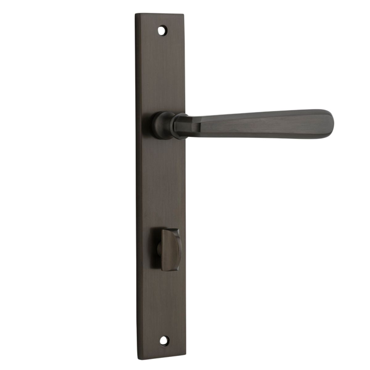 10872P85 - Copenhagen Lever - Rectangular Backplate - Signature Brass - Privacy