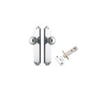 11830KPASS60 - Guildford Knob - Shouldered Backplate Passage Kit - Polished Chrome - Passage
