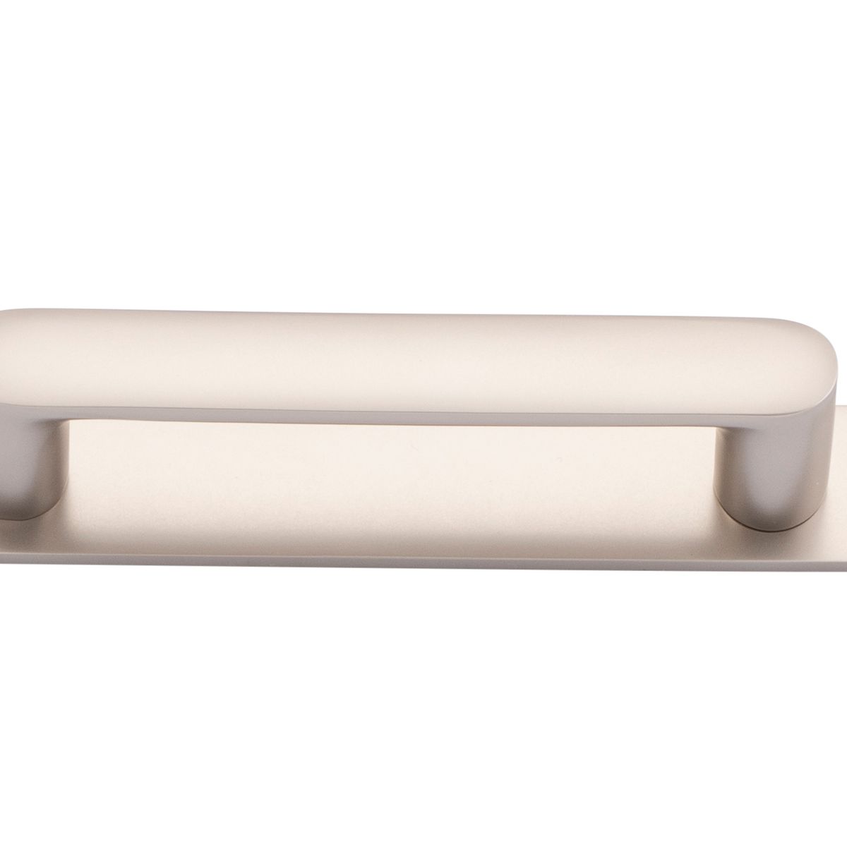 20949B - Osaka Cabinet Pull with Backplate - CTC96mm - Satin Nickel