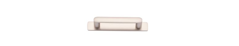 20949B - Osaka Cabinet Pull with Backplate - CTC96mm - Satin Nickel