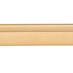 21026B - Helsinki Cabinet Pull with Backplate - CTC256mm - Brushed Brass