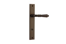 10700P85 - Sarlat Lever - Rectangular Backplate - Signature Brass - Privacy