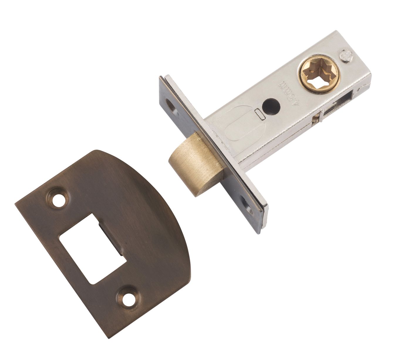 Hard Sprung Split Cam Tube Latch - L45mm