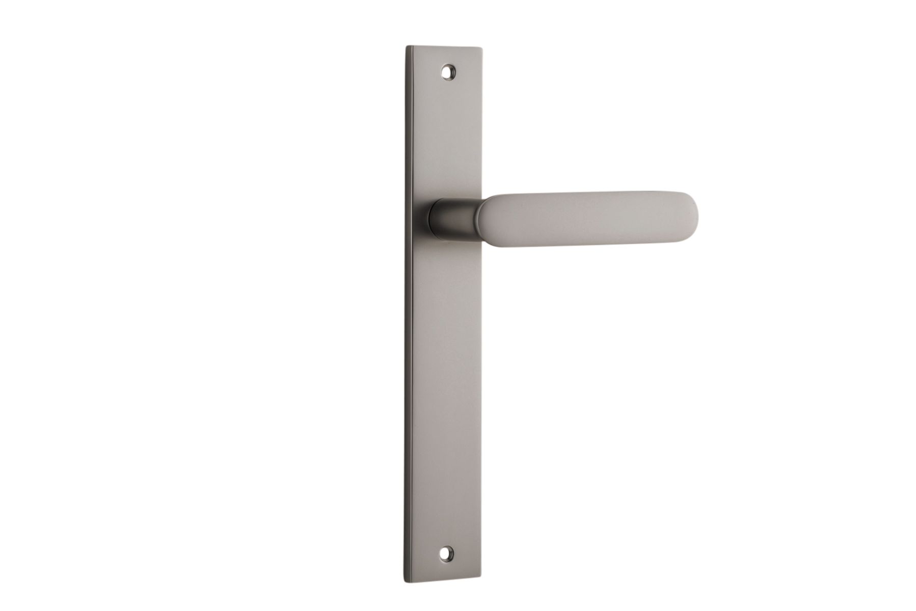 14748 - Bronte Lever - Rectangular Backplate - Satin Nickel - Passage