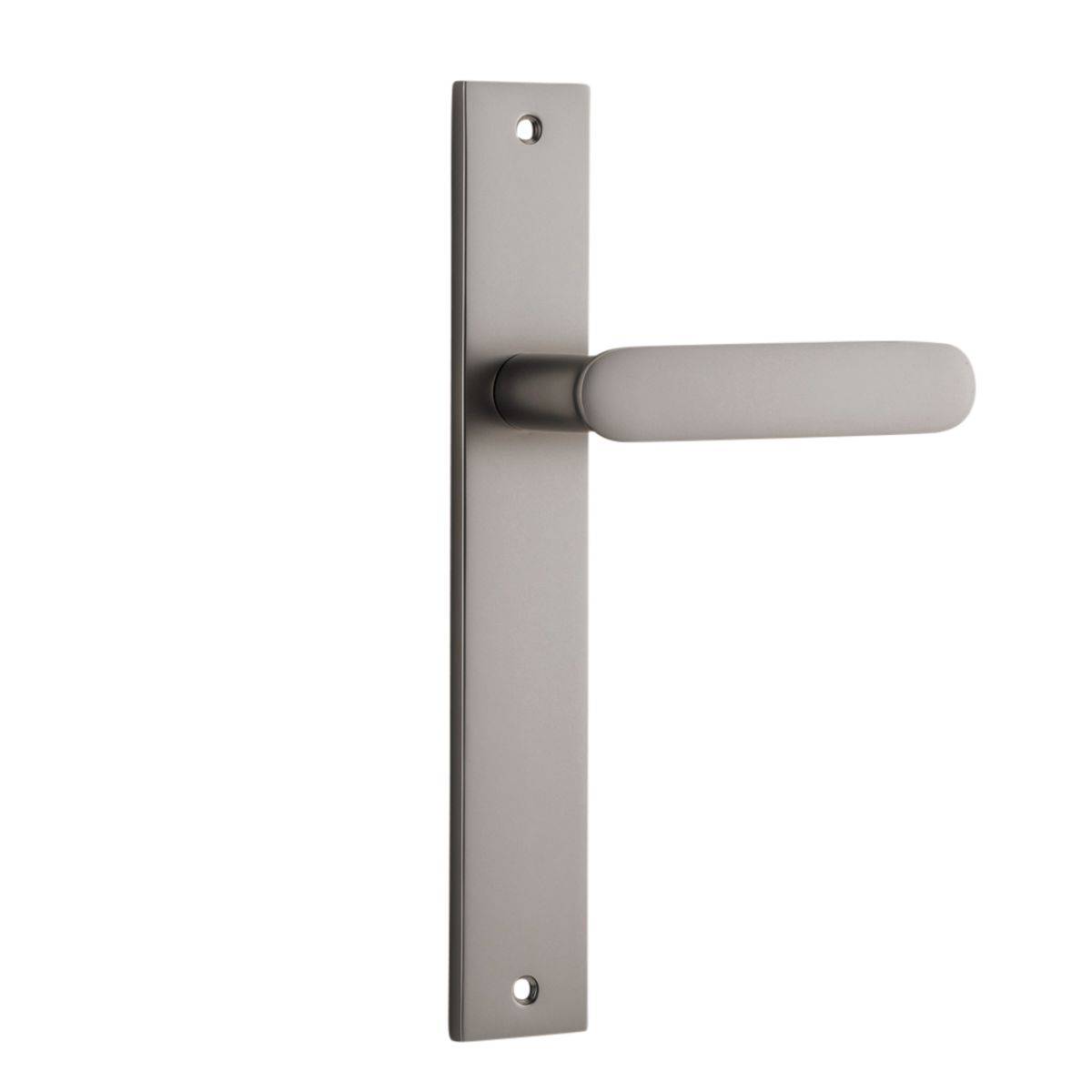 14748 - Bronte Lever - Rectangular Backplate - Satin Nickel - Passage