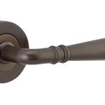 9201KIBPRIV60 - Sarlat Lever - Round Rose (Inbuilt Privacy) - Signature Brass - Privacy