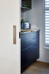 21419 - Rectangular Sliding Door Pull Passage Kit - Satin Nickel - Passage