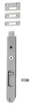20384 - Locking Flush Bolt - 200mm - Brushed Chrome