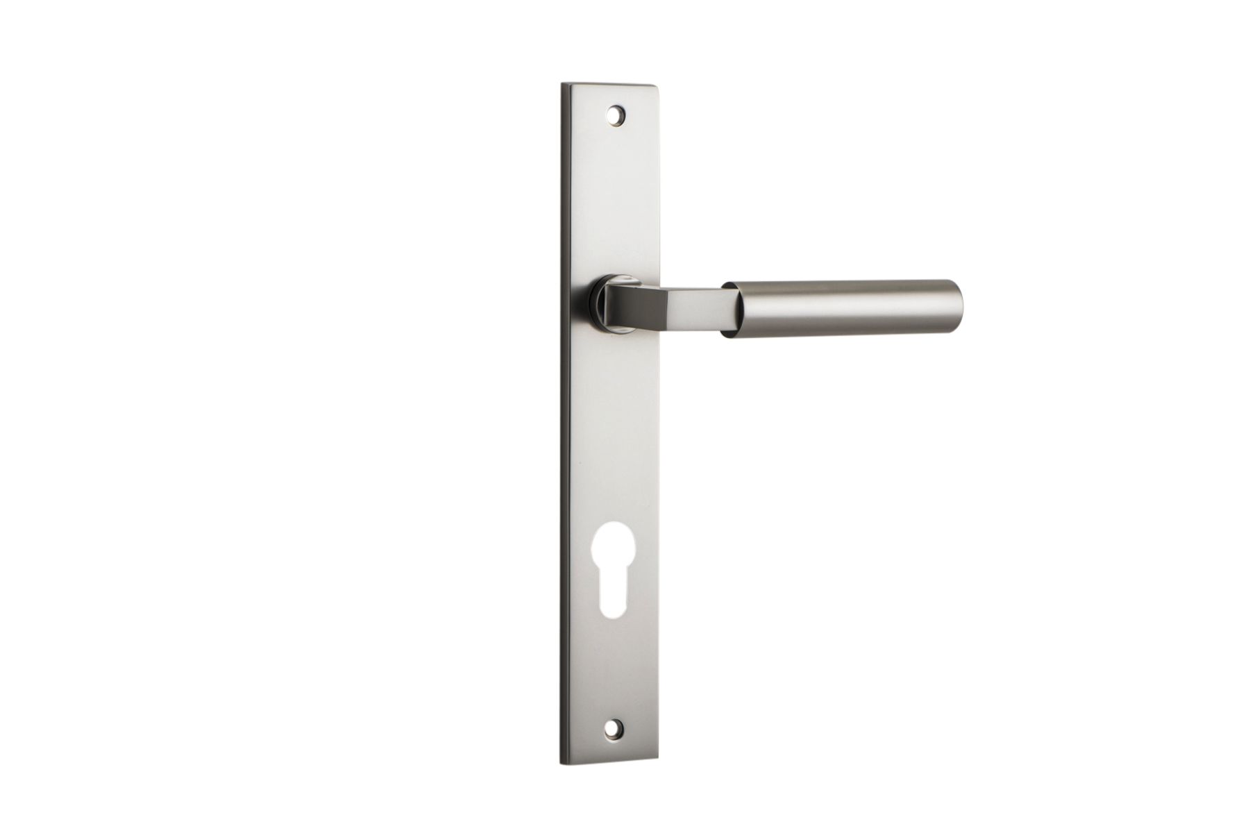 14750E85 - Berlin Lever - Rectangular Backplate - Satin Nickel - Entrance