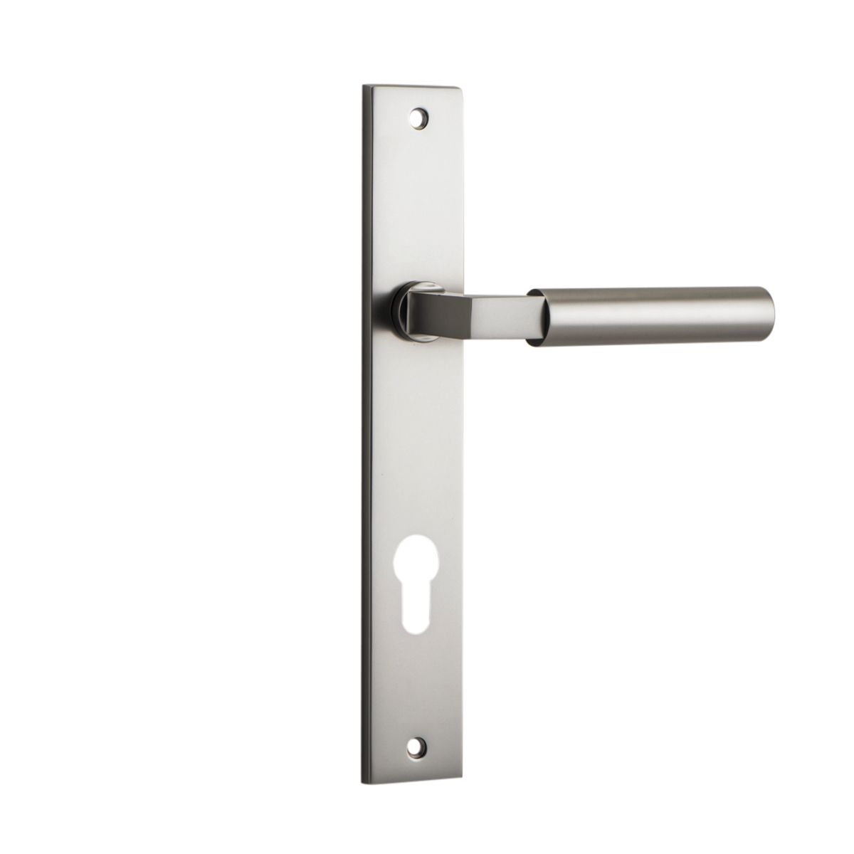 14750E85 - Berlin Lever - Rectangular Backplate - Satin Nickel - Entrance