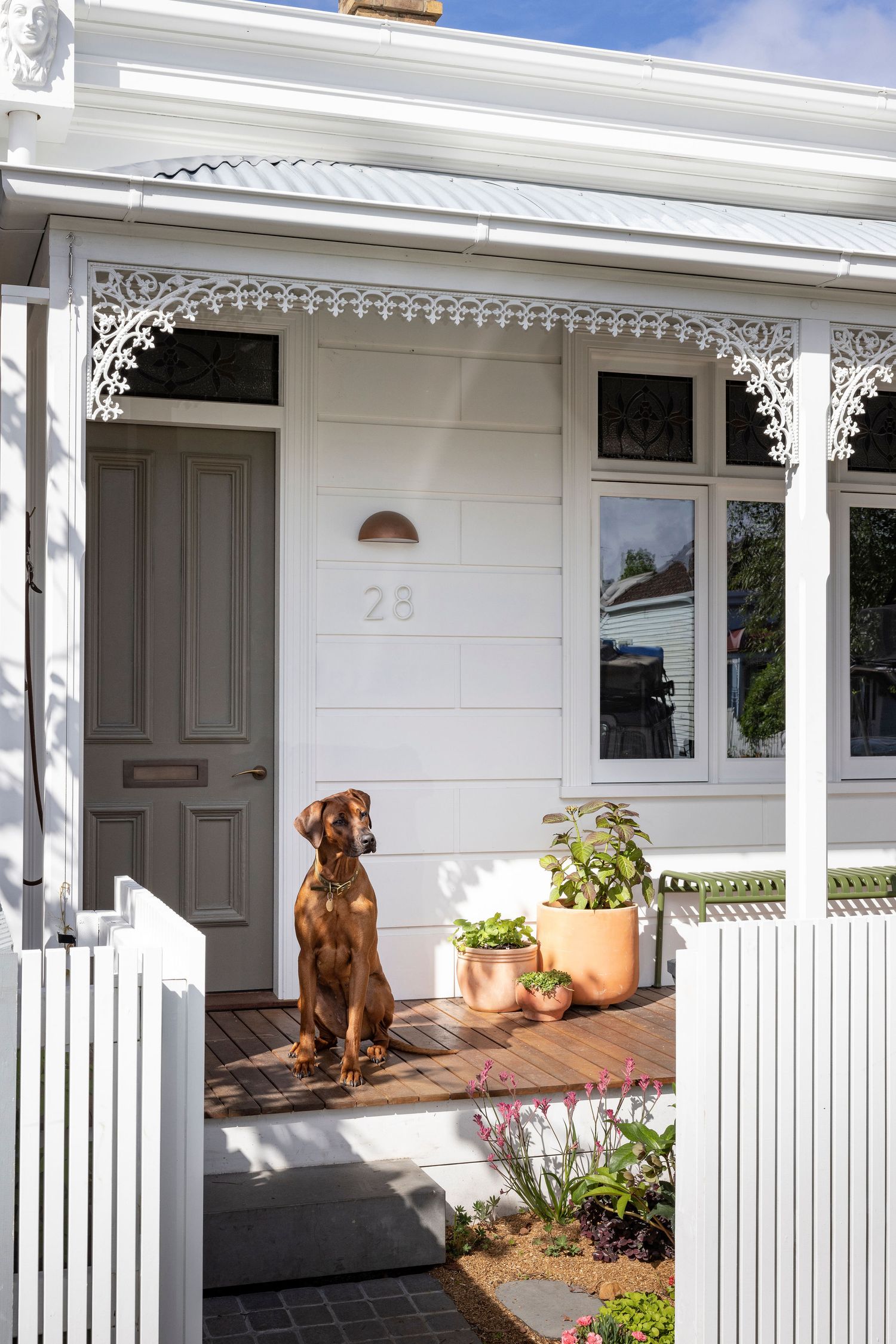 9229KPASS60 - Oxford Lever - Round Rose Passage Kit - Satin Nickel - Passage