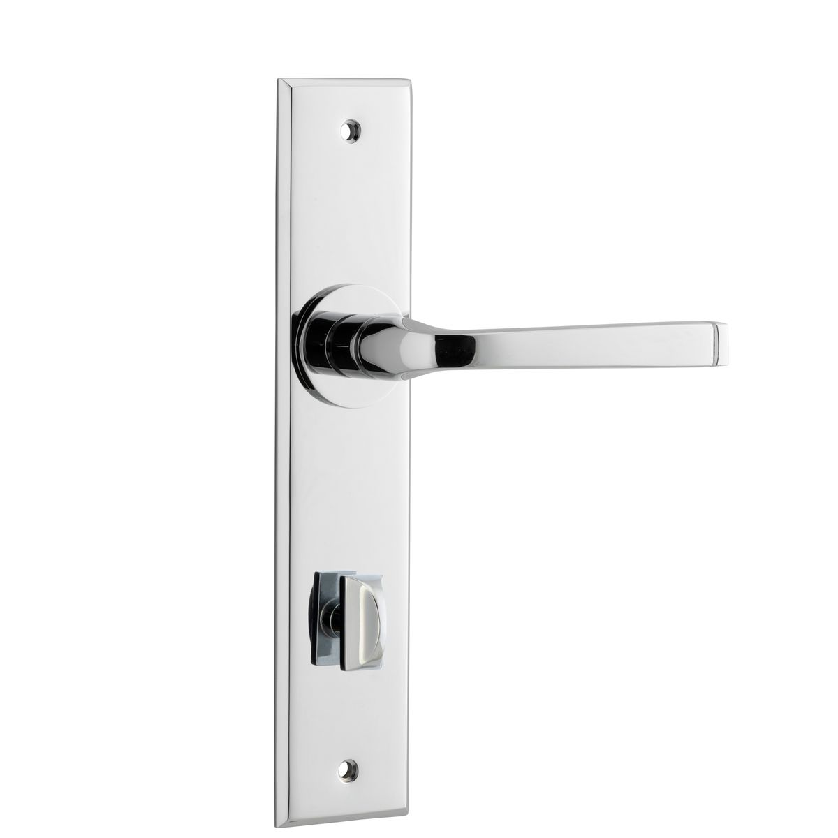 11788P85 - Annecy Lever - Chamfered Backplate - Polished Chrome - Privacy