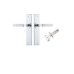 11794KPASS60 - Berlin Lever - Chamfered Backplate Passage Kit - Polished Chrome - Passage