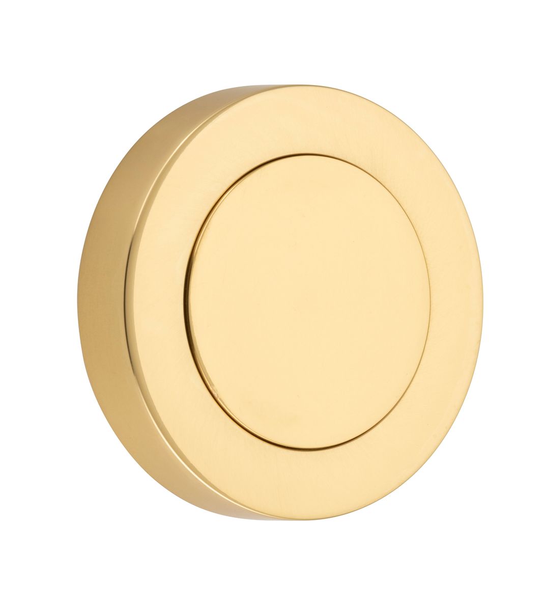 20280 - Blank Rose - Round - Polished Brass
