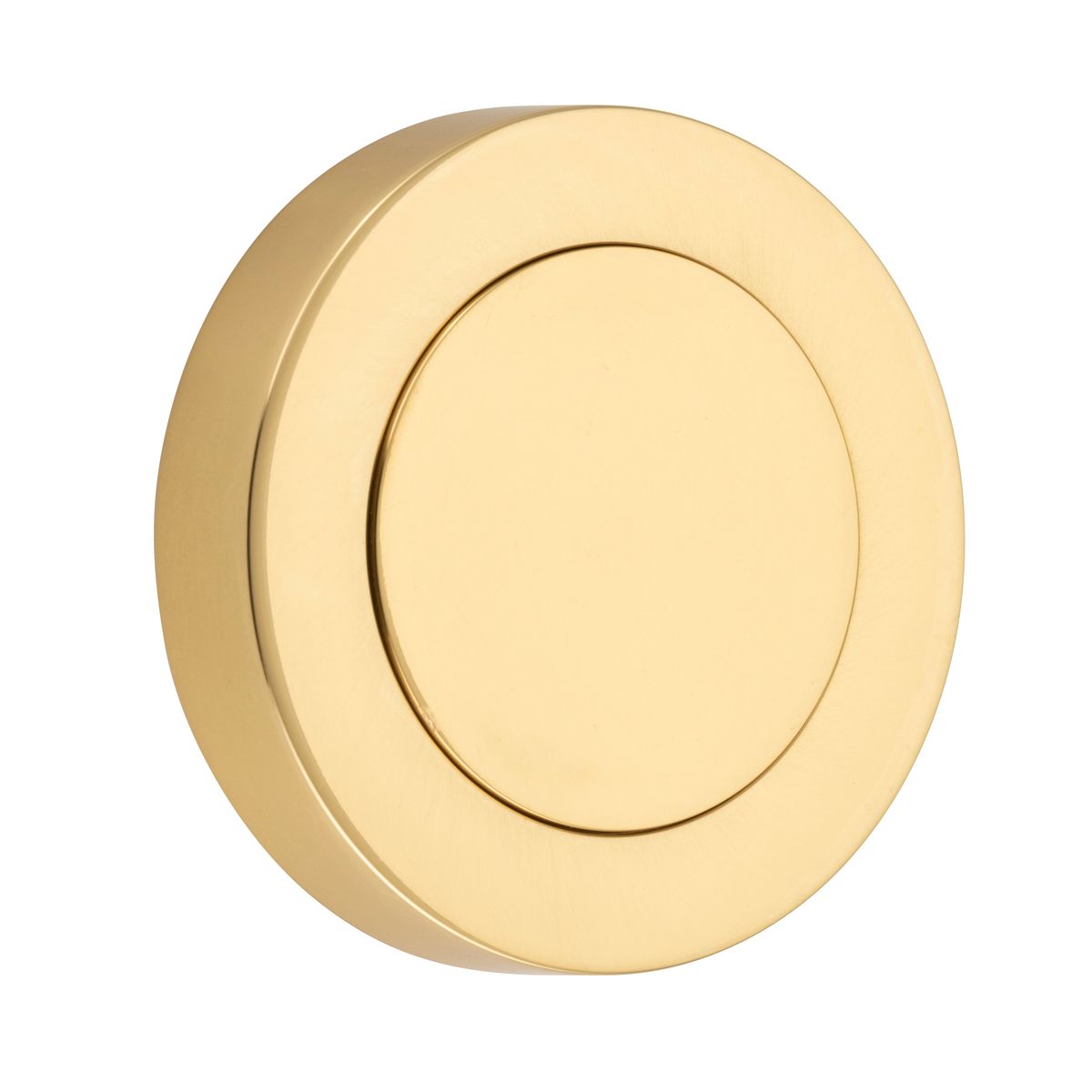 20280 - Blank Rose - Round - Polished Brass