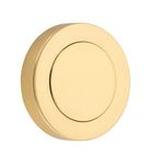 20280 - Blank Rose - Round - Polished Brass