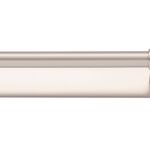 21009B - Helsinki Cabinet Pull with Backplate - CTC128mm - Satin Nickel