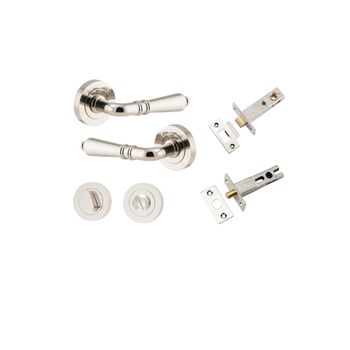 Sarlat Lever - Round Rose Privacy Kit with Separate Privacy Turn