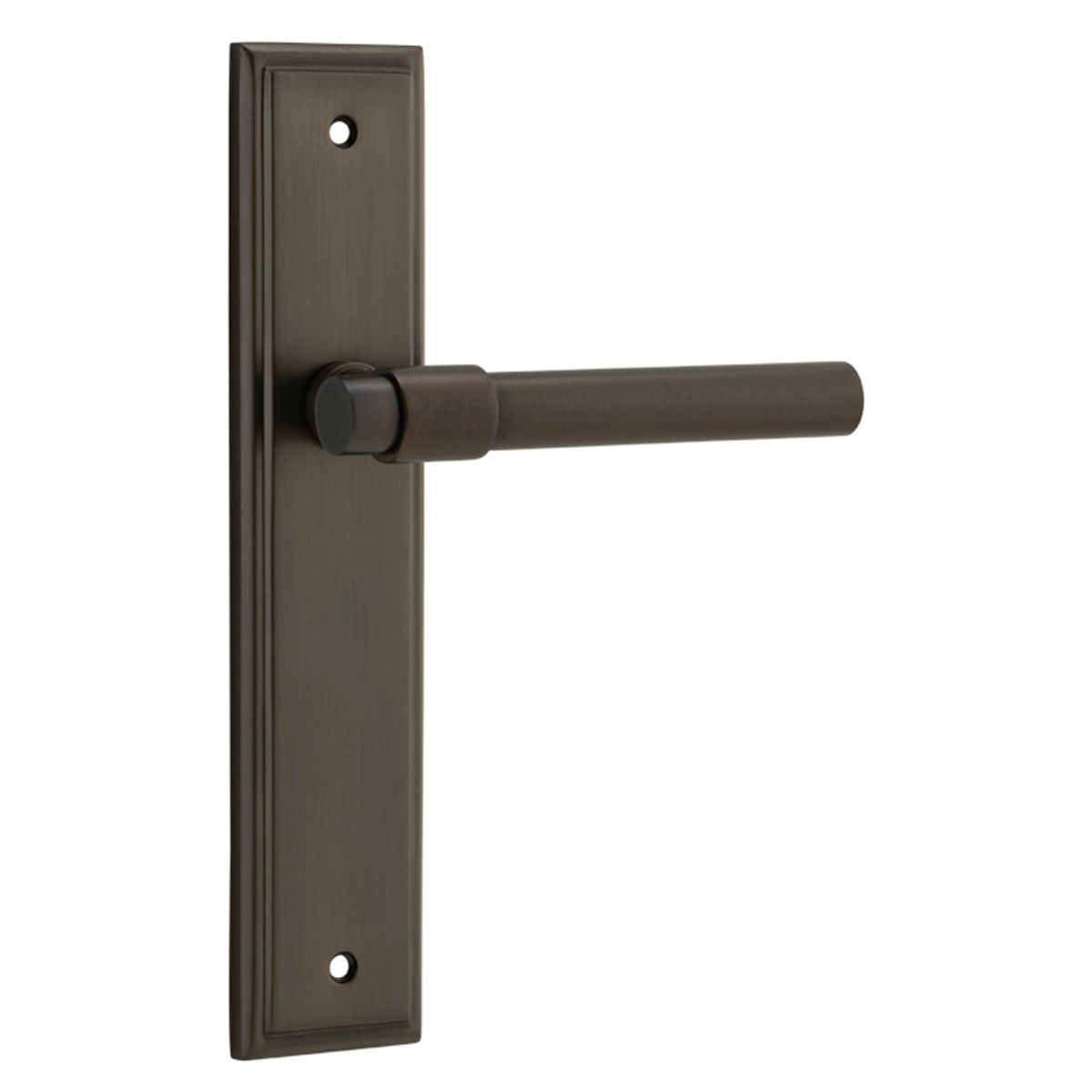 10902 - Helsinki Lever - Stepped Backplate - Signature Brass - Passage