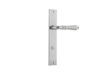 12200P85 - Sarlat Lever - Rectangular Backplate - Brushed Chrome - Privacy