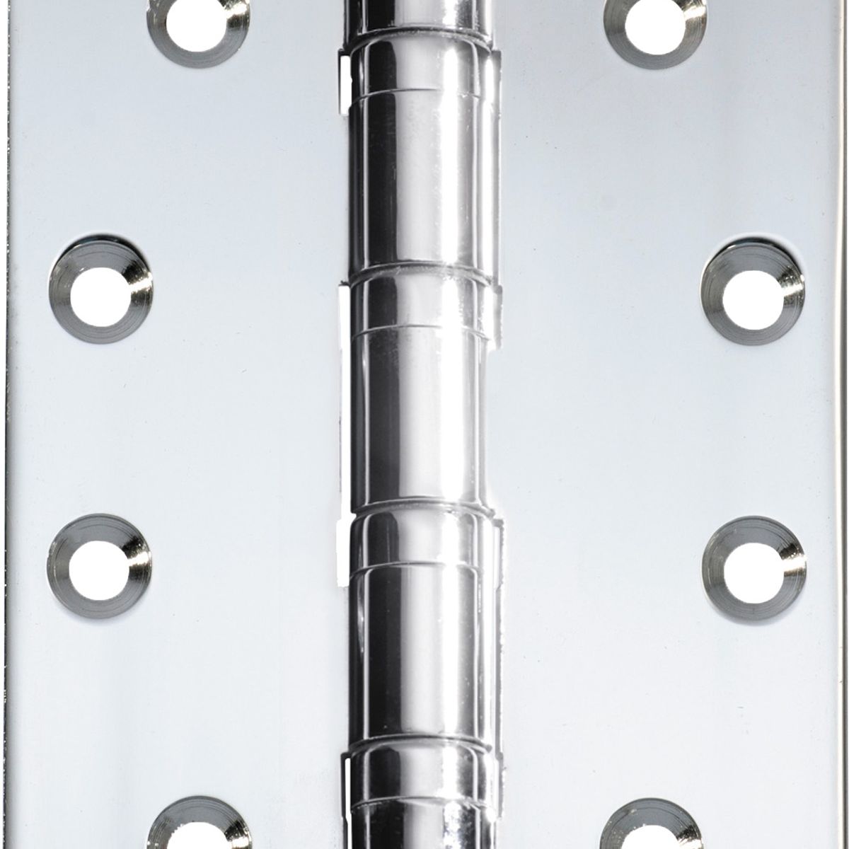 2663 - Ball Bearing Hinge - H100xW75mm - Polished Chrome