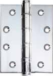 2663 - Ball Bearing Hinge - H100xW75mm - Polished Chrome