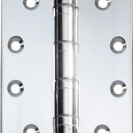 2663 - Ball Bearing Hinge - H100xW75mm - Polished Chrome