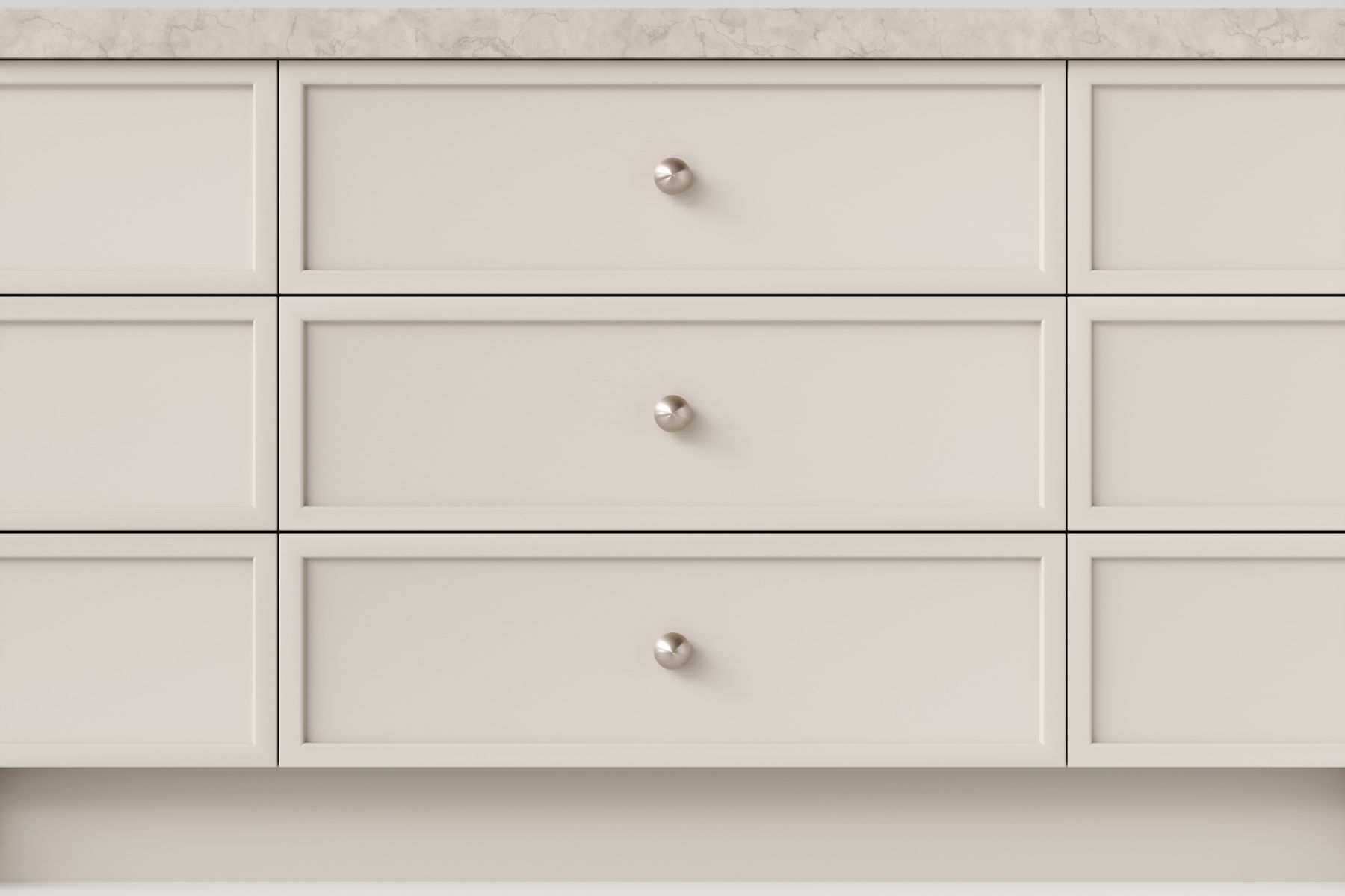 24095 - Puerto Cupboard Knob P35xD38mm - Satin Nickel