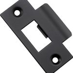 20493 - Metal Door Tube Latch Striker - Matt Black