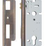 6040 - Rebated 85mm Euro Roller Mortice Locks - 45mm Backset - Signature Brass