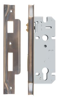 Rebated 85mm Euro Roller Mortice Locks - 45mm Backset