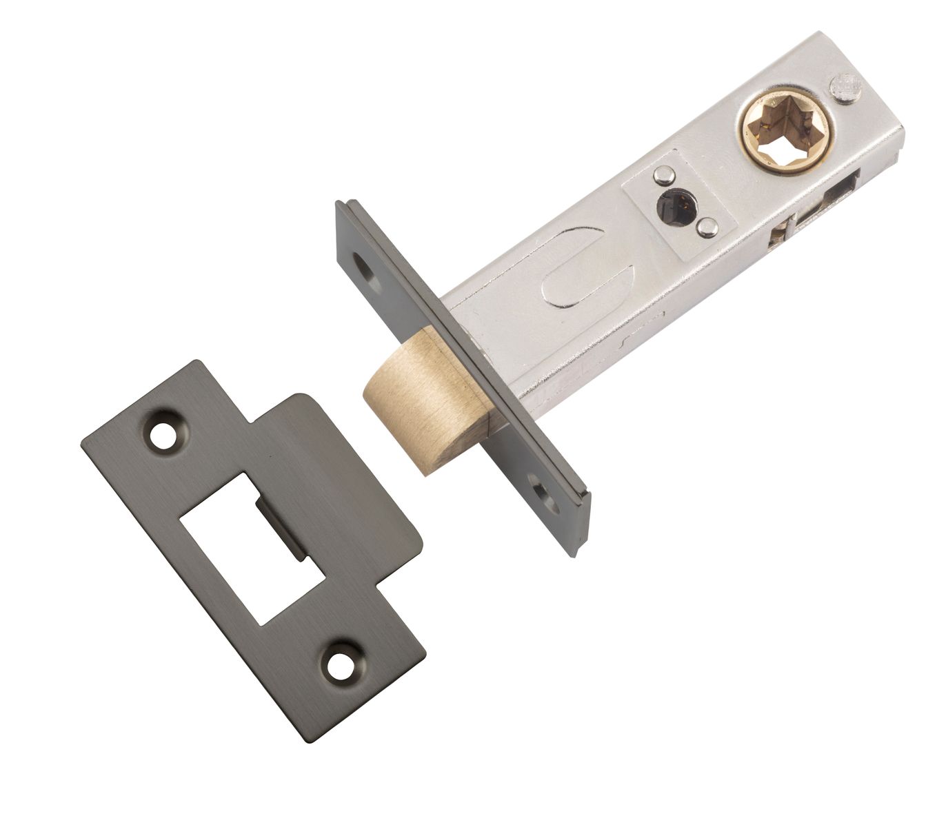 17309 - Hard Sprung Split Cam Tube Latch - 60mm Backset - Graphite PVD