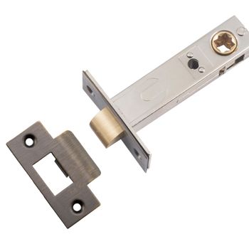 Hard Sprung Split Cam Tube Latch - 70mm Backset