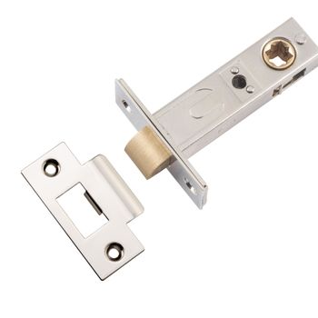 Hard Sprung Split Cam Tube Latch - 60mm Backset