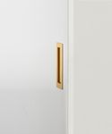 21782 - Rectangular Flush Pull - Brushed Brass - Passage