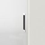 21783 - Rectangular Flush Pull - Polished Chrome - Passage