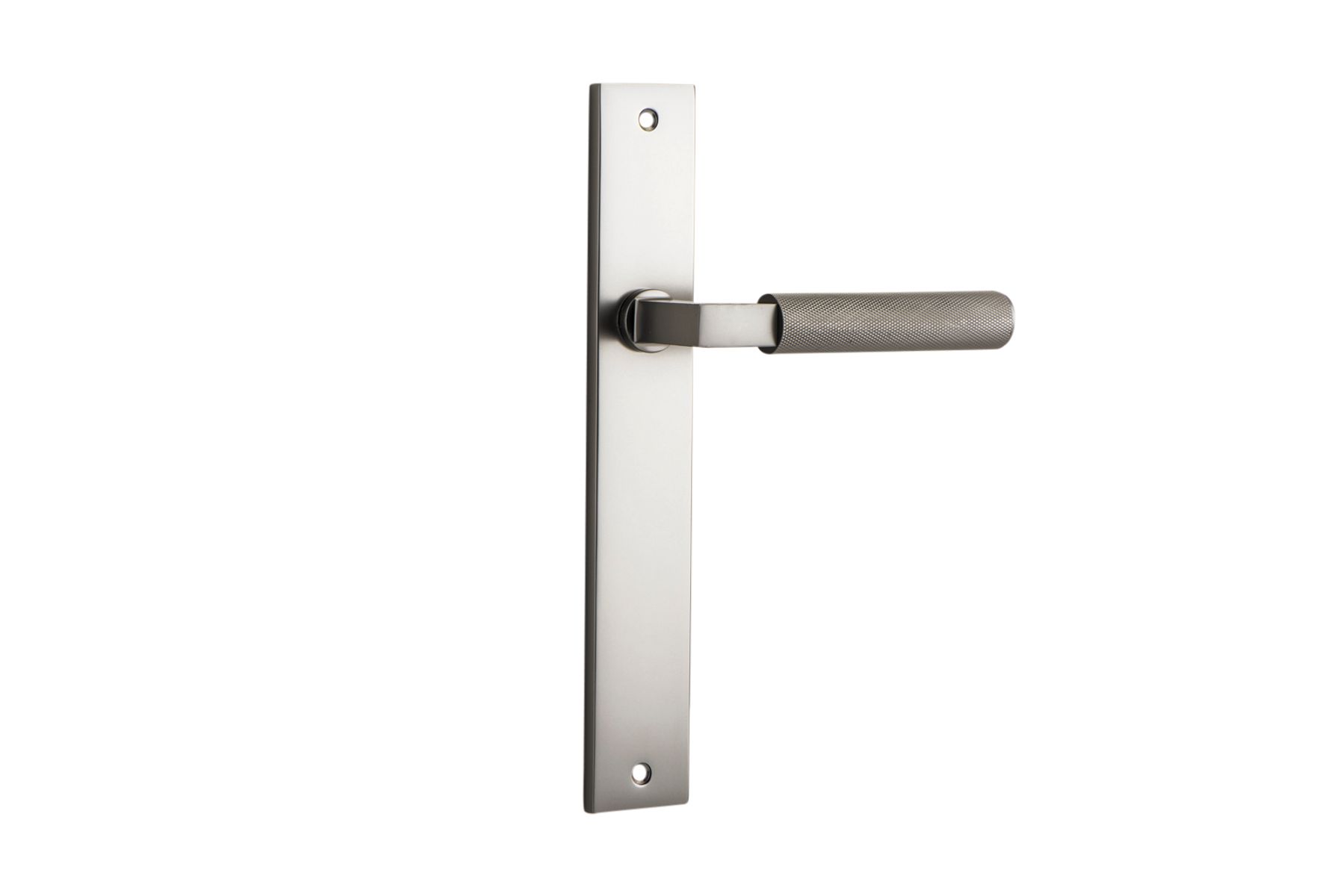 14752 - Brunswick Lever - Rectangular Backplate - Satin Nickel - Passage