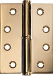 2496 - Lift Off Hinge - LH H100xW75mm - Polished Brass