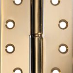 2496 - Lift Off Hinge - LH H100xW75mm - Polished Brass