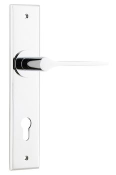 Como Lever - Chamfered Backplate