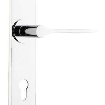 Como Lever - Chamfered Backplate
