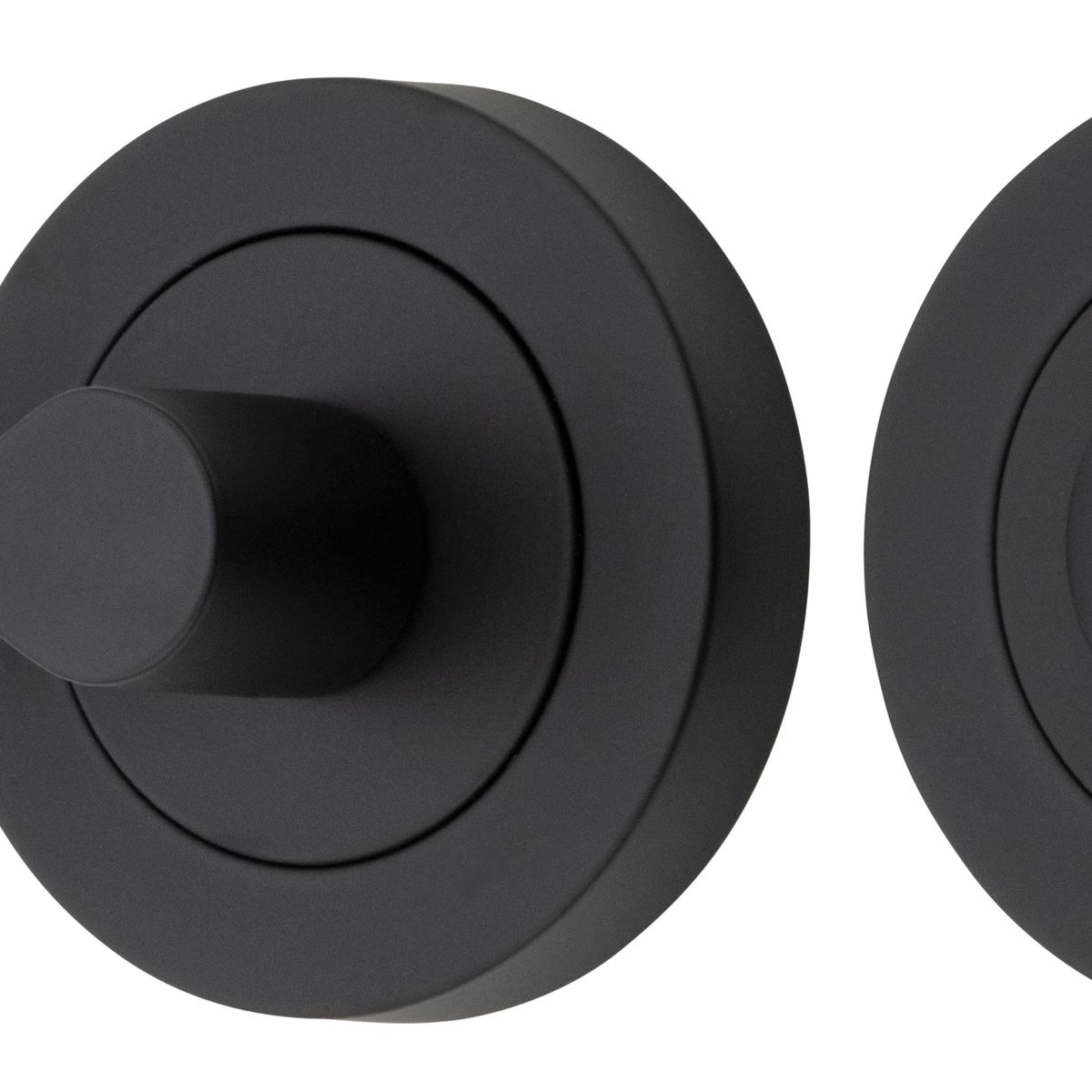 21712 - Accessibility Privacy Turn with Indicator - Round - Matt Black
