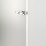24004KIBPRIV60 - Puerto Lever - Round Rose (Inbuilt Privacy) - Polished Chrome - Privacy