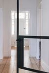 0363 - Como Lever - Round Rose - Matt Black - Passage