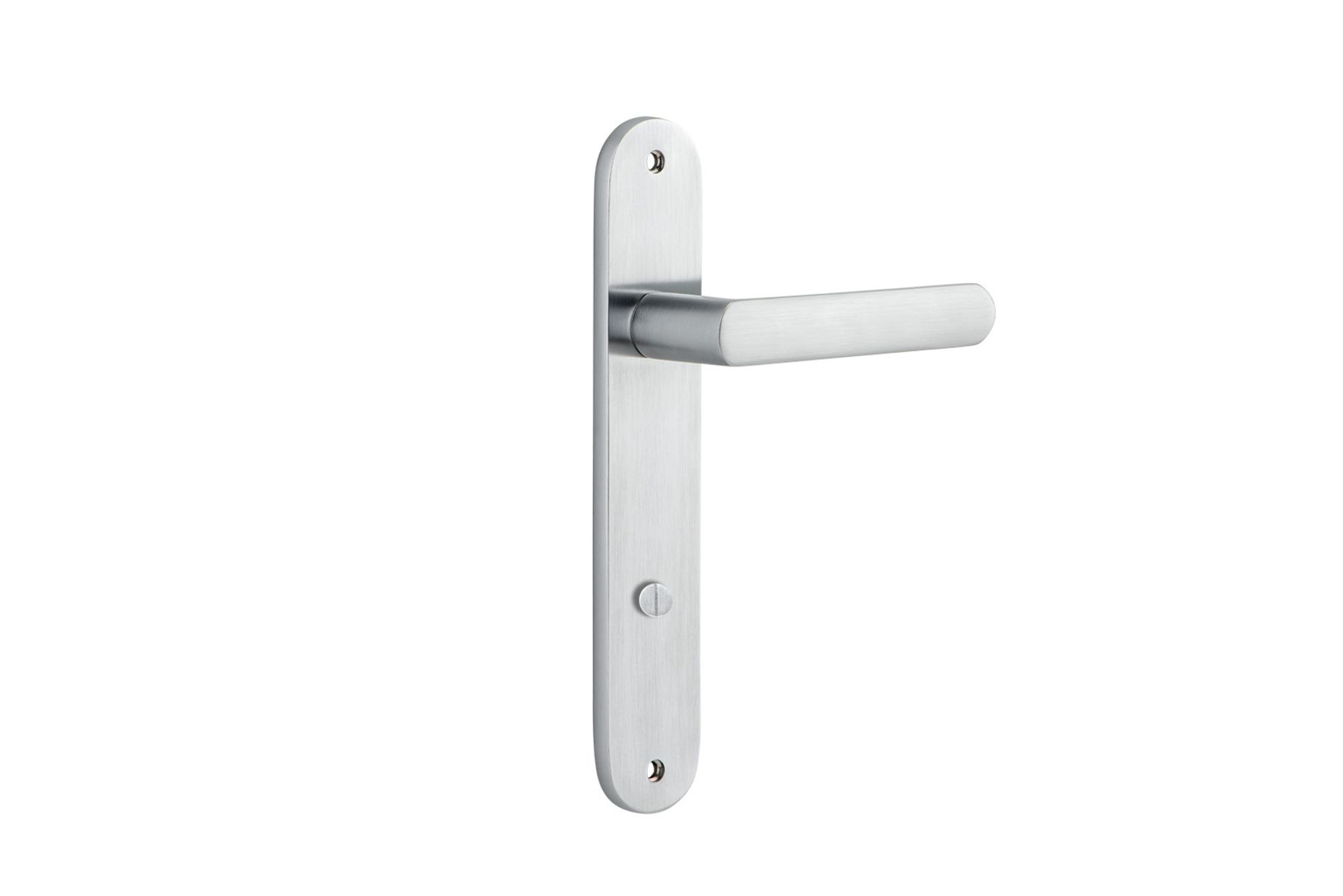 12364P85 - Osaka Lever - Oval Backplate - Brushed Chrome - Privacy