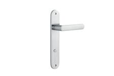 12364P85 - Osaka Lever - Oval Backplate - Brushed Chrome - Privacy